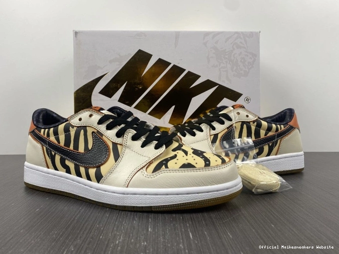 Official Maikesneakers Tiger DH6932-100 Low the Air Jordan 1 OG of Year 0815